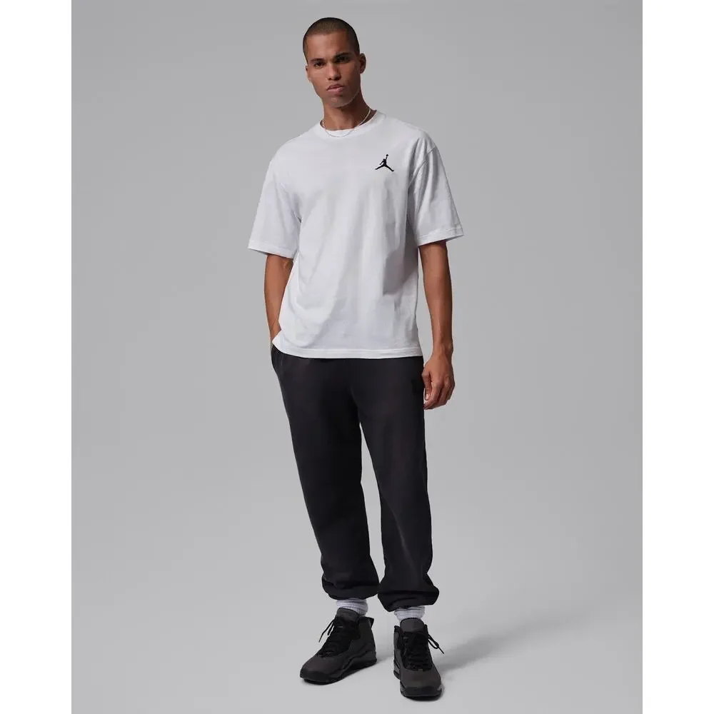 Jordan Men’s White Solid Crew Neck Short Sleeve Jumpman Logo T-Shirt 2XL